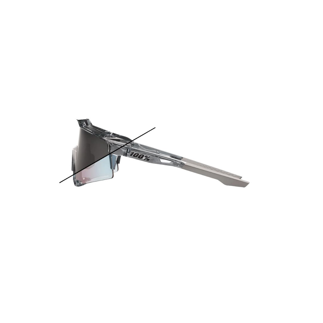 Gafas 100% Speedcraft Gris Polished Traslucido Lente Fotocromatico Dorado Rosa Espejo