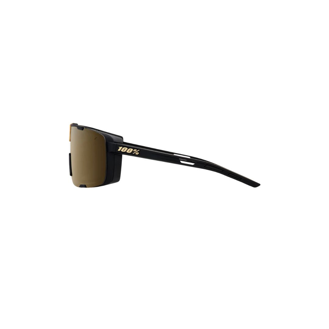 Gafas 100% Eastcraft Soft Tact Negra Lente Soft Dorado Espejo
