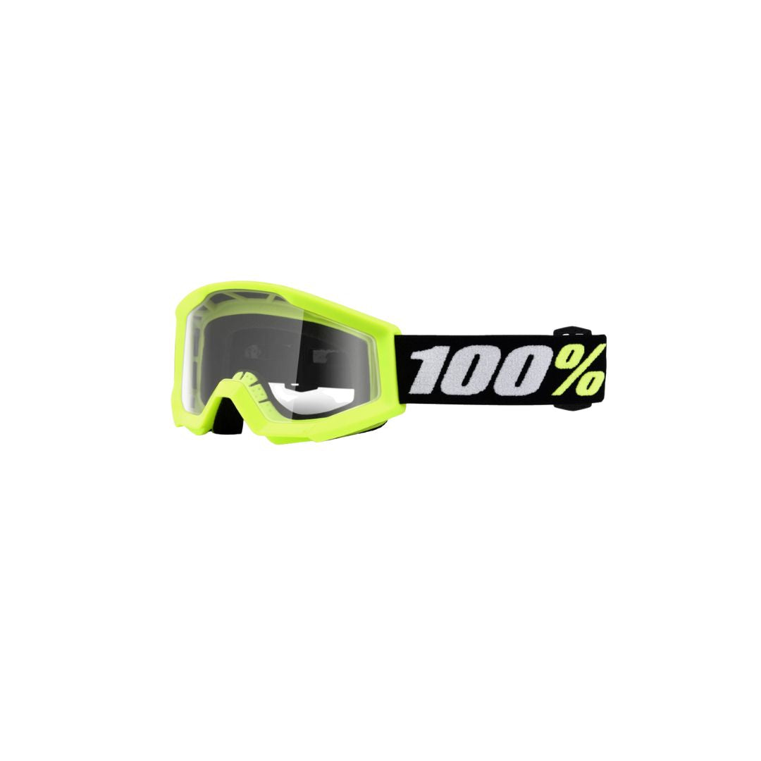 Goggle 100% Strata 2 Mini Amarillo Lente Clear