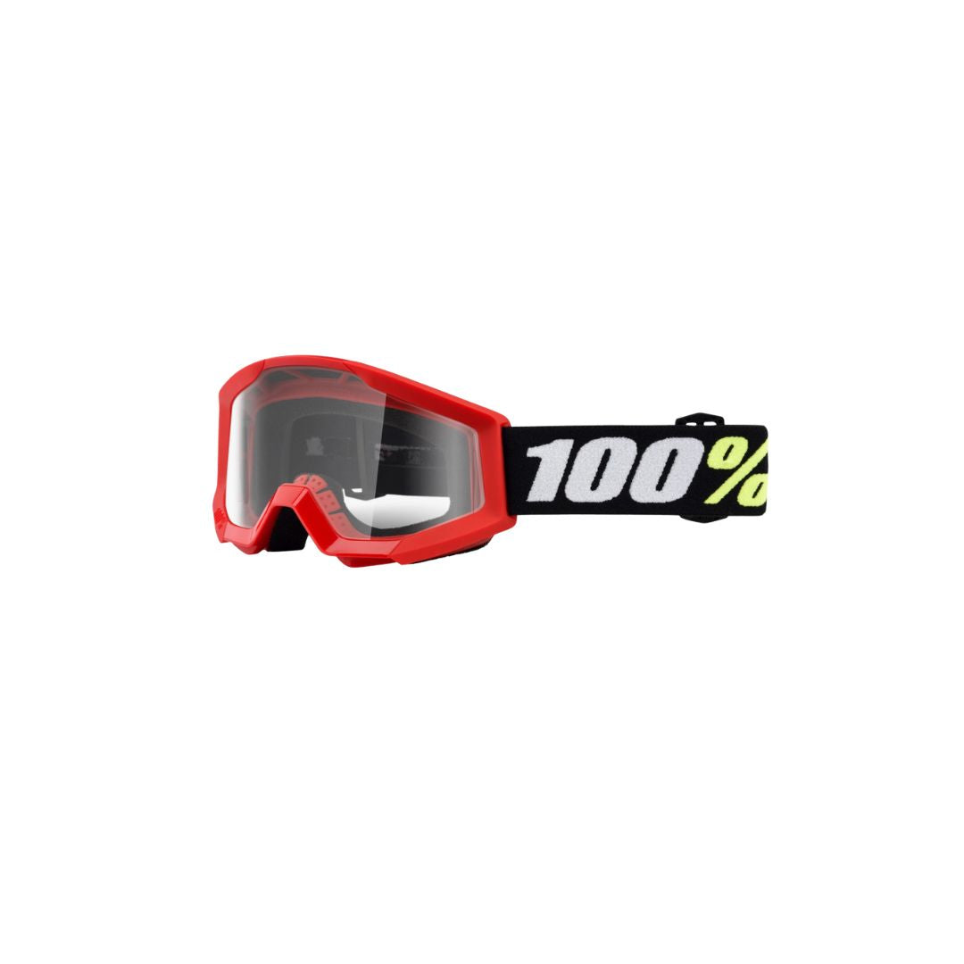 Goggle 100% Strata 2 Mini Rojo Lente Clear