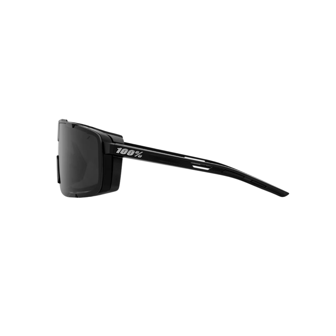 Gafas 100% Eastcraft Negra Mate Lente Humo