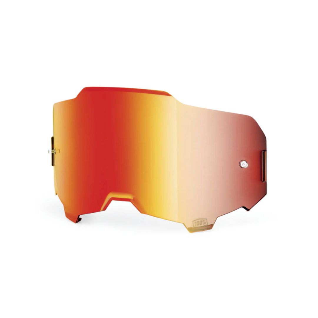 Lente Goggle 100% Armega Injected Rojo Espejo