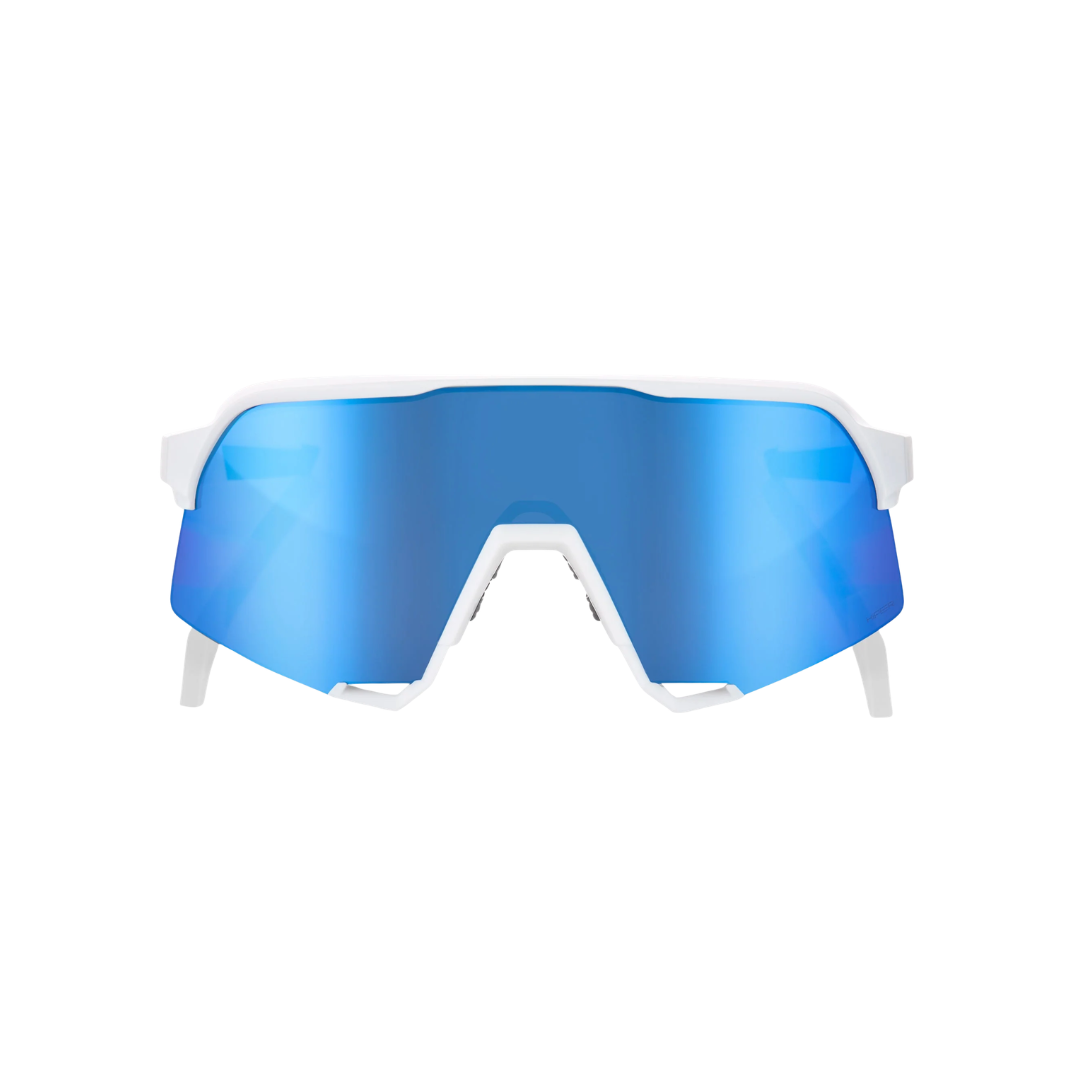 Gafas 100% S3 Mate Blanca Lente Hiper Azul Espejo