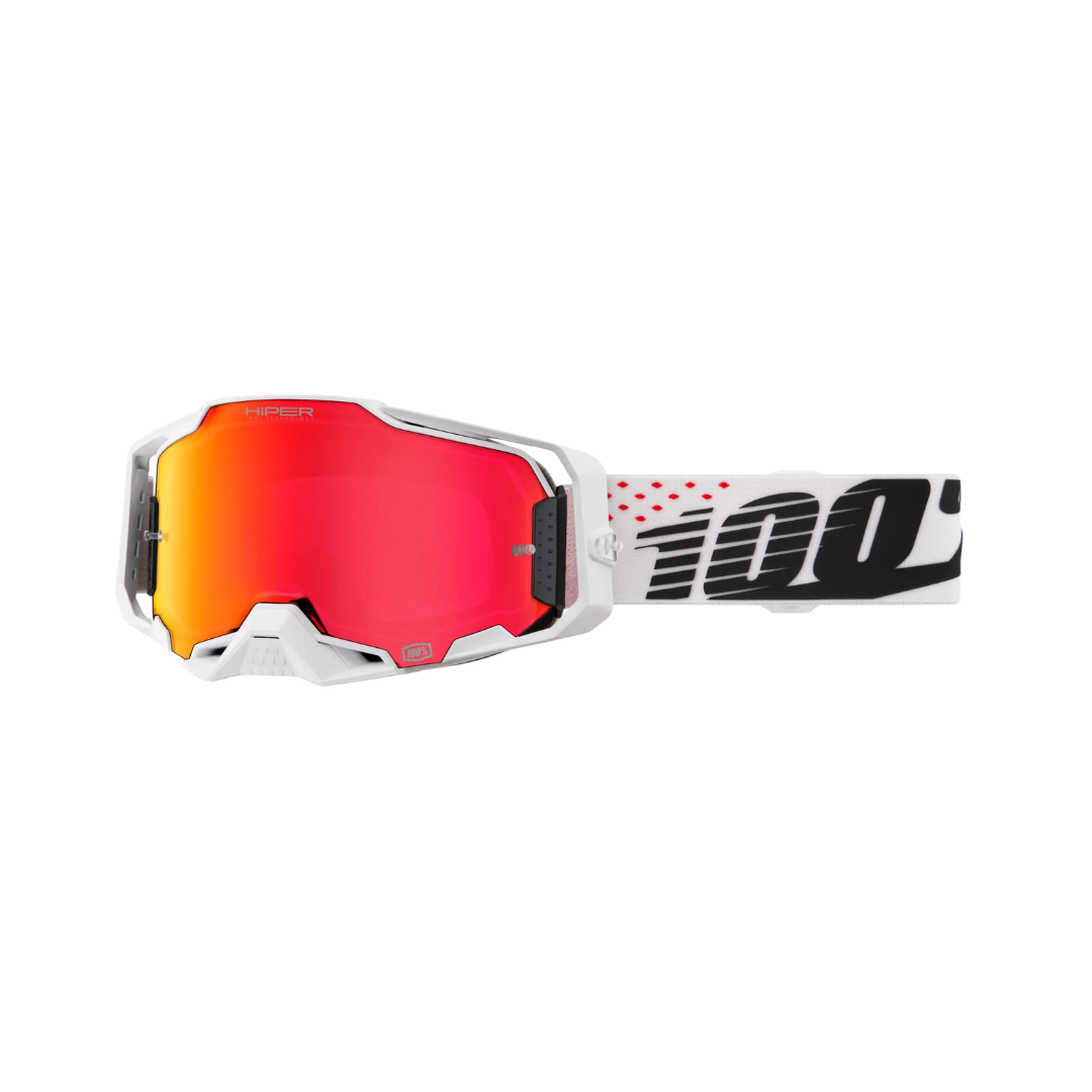 Goggle 100% Armega Invicta Lente Hiper Rojo Espejo