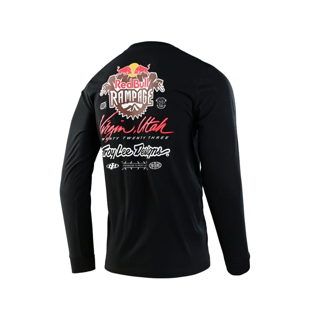 Tld Redbull Rampage Scorched Long Sleeve Tee Black