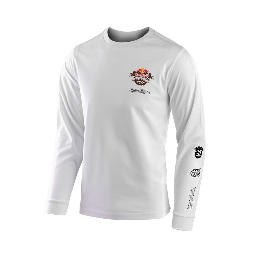 Tld Redbull Rampage Scorched Long Sleeve Tee White