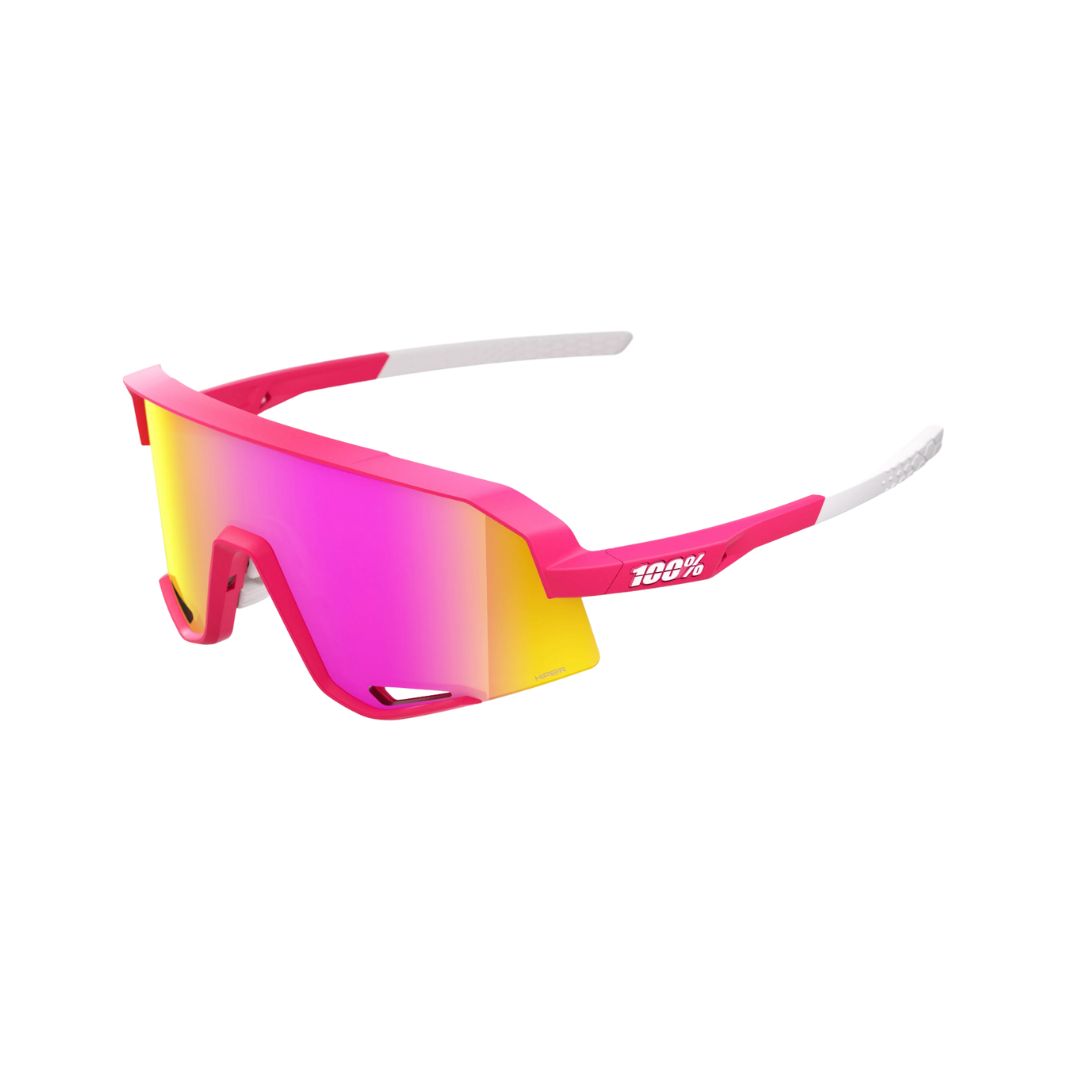 Gafas 100% Slendale Satin Pitaya Lente Hiper Vital Pink Espejo