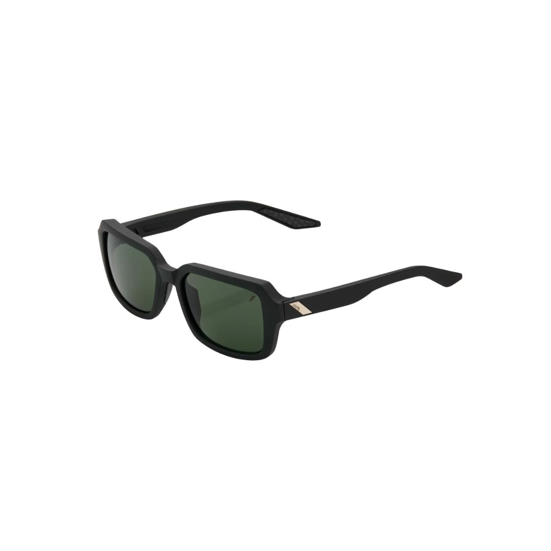 Gafas 100% Rideley Soft Tact Negro Lente Gris/Verde