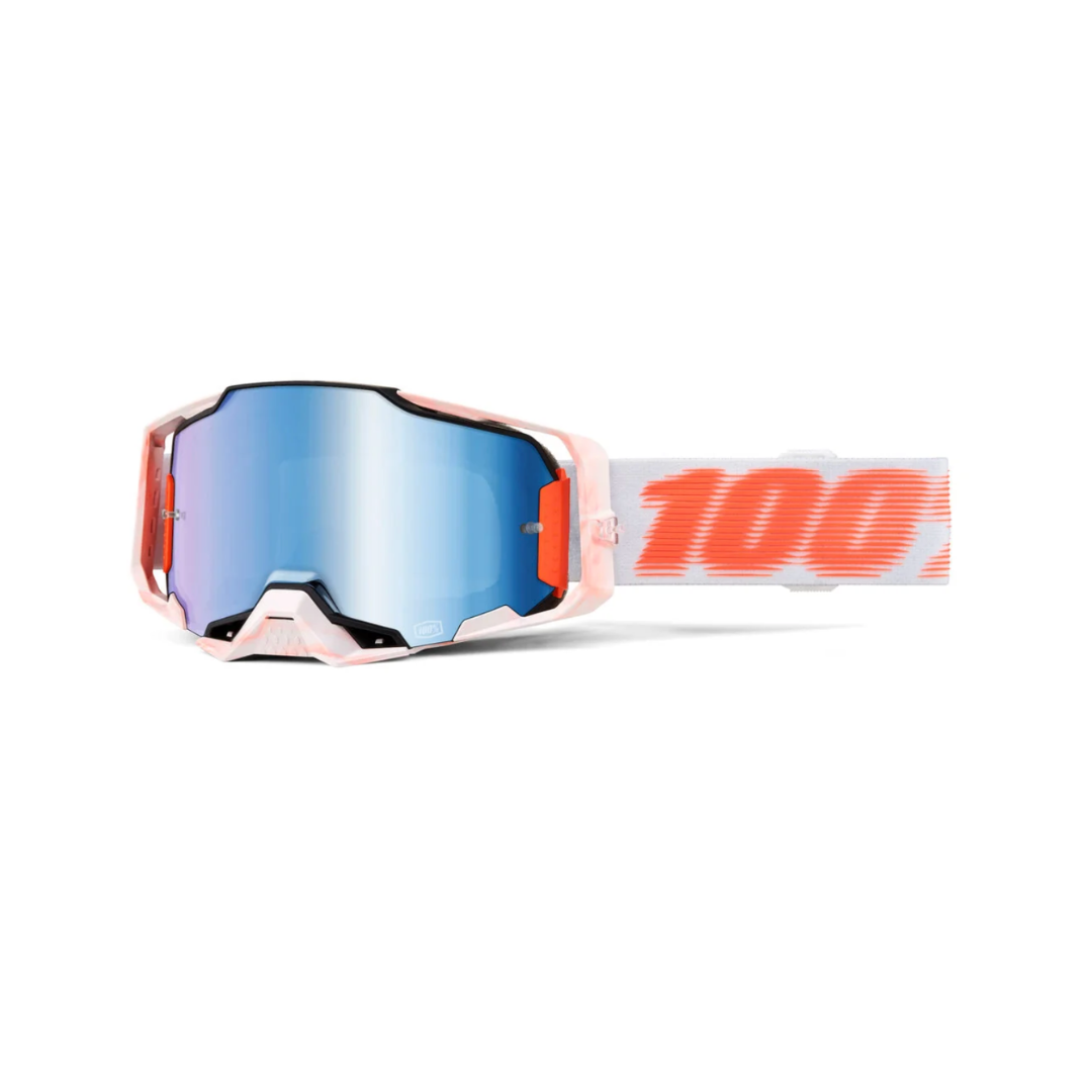 Goggle 100% Armega Tubular Lente Azul Espejo