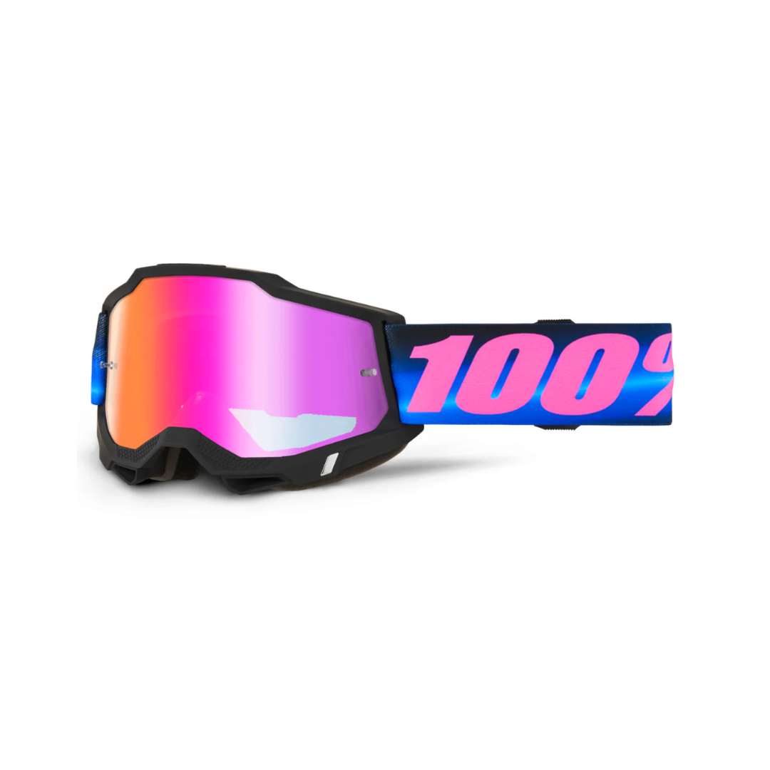 Goggle 100% Accuri 2 Superdome Lente Rojo Oscuro Espejo