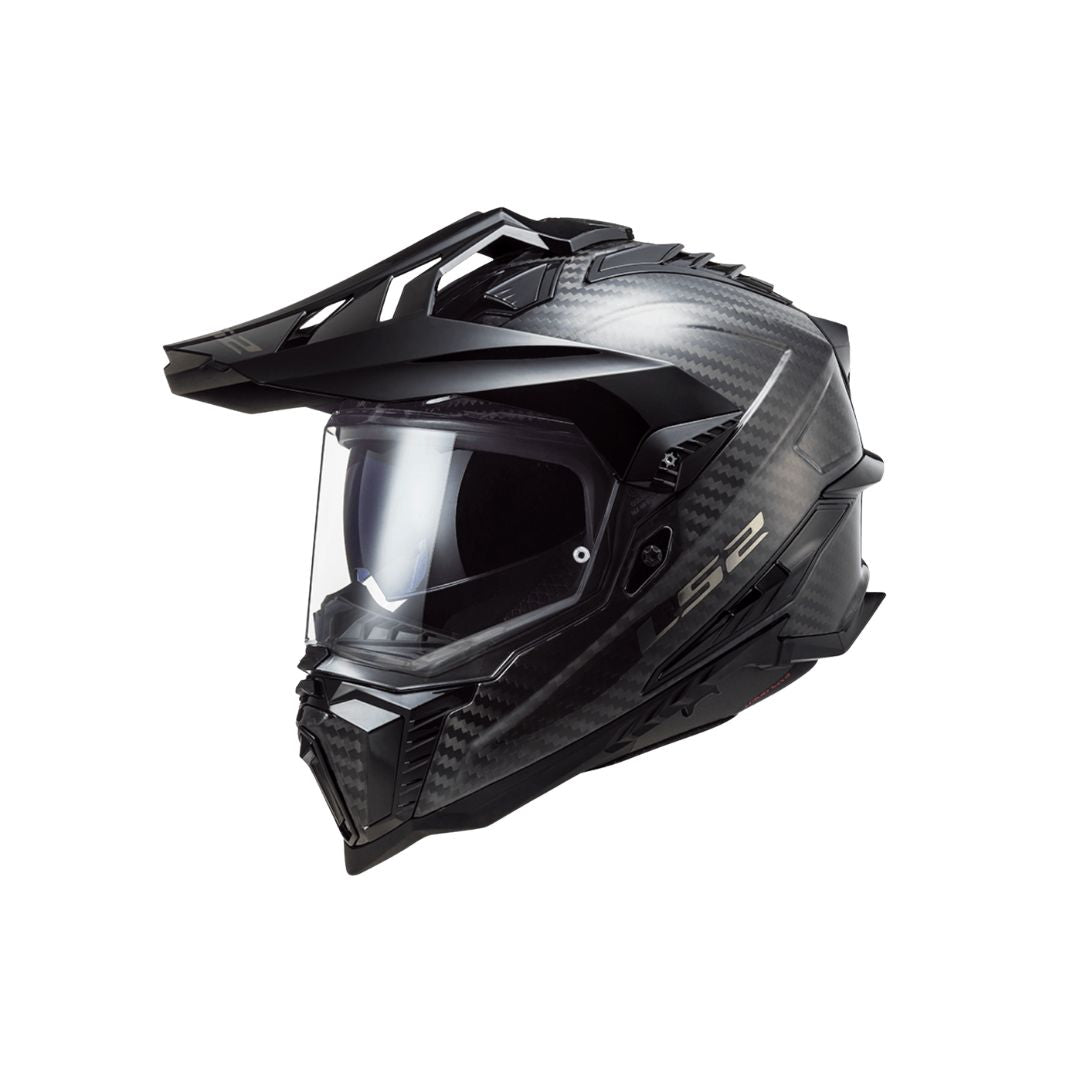 LS2 MX701 EXPLORER GLOSS CARBON