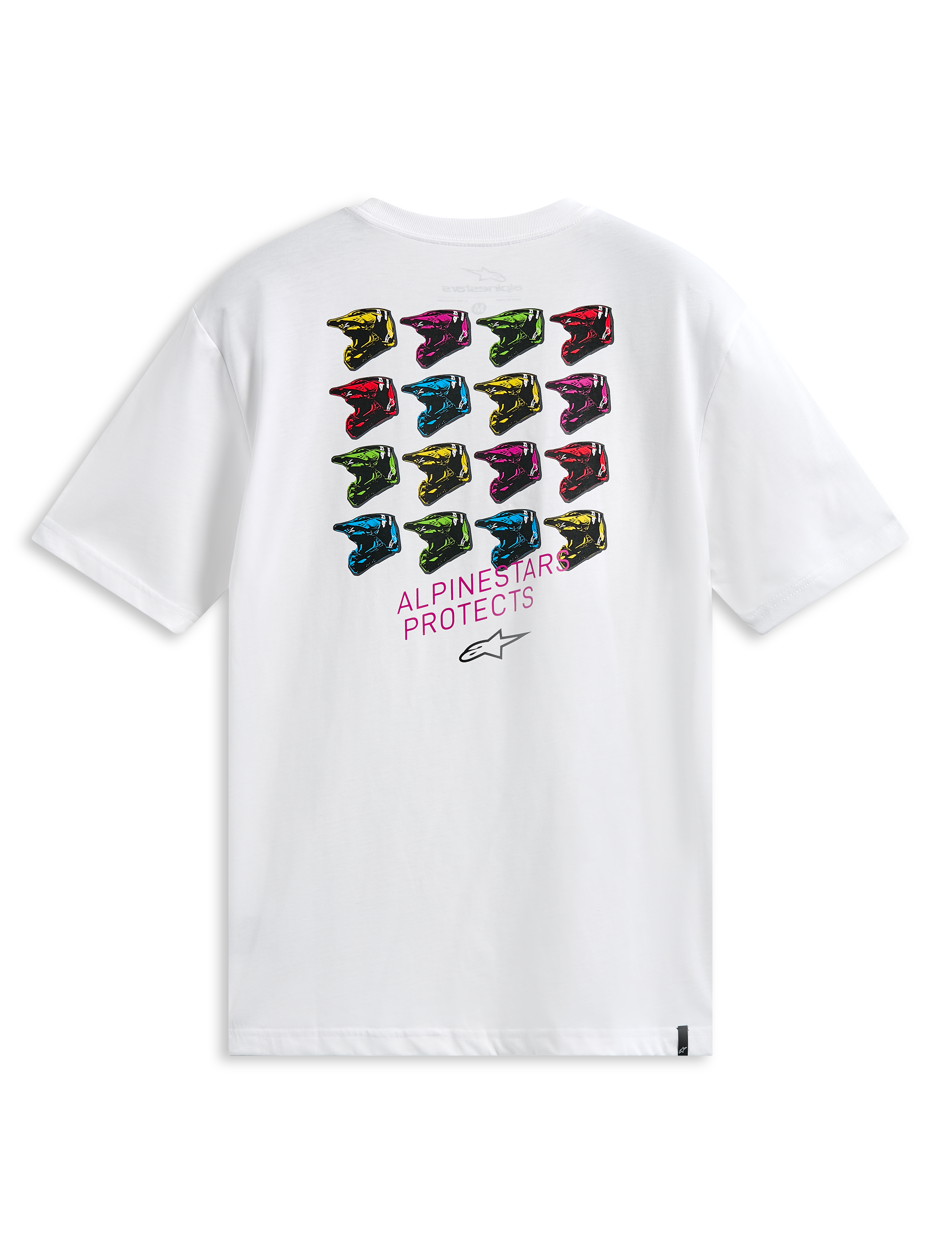 Camiseta Alpinestars Pop Helmet Gris