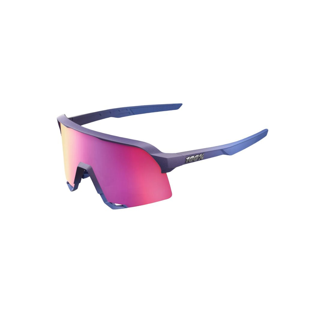 Gafas 100% S3 Satin Storm Metalico Lente Purpura Espejo