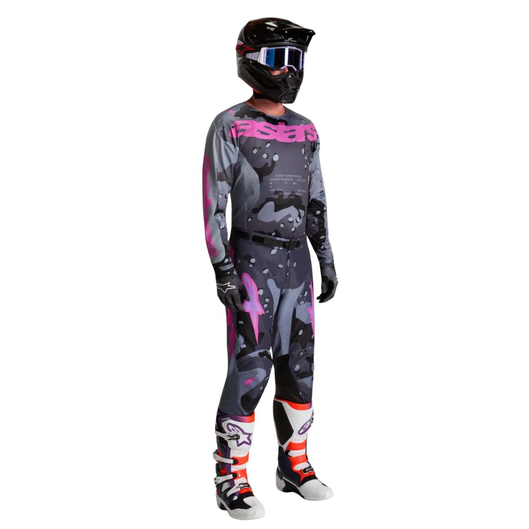 Uniforme Alpinestar Racer Lone 2027 Gris Morado