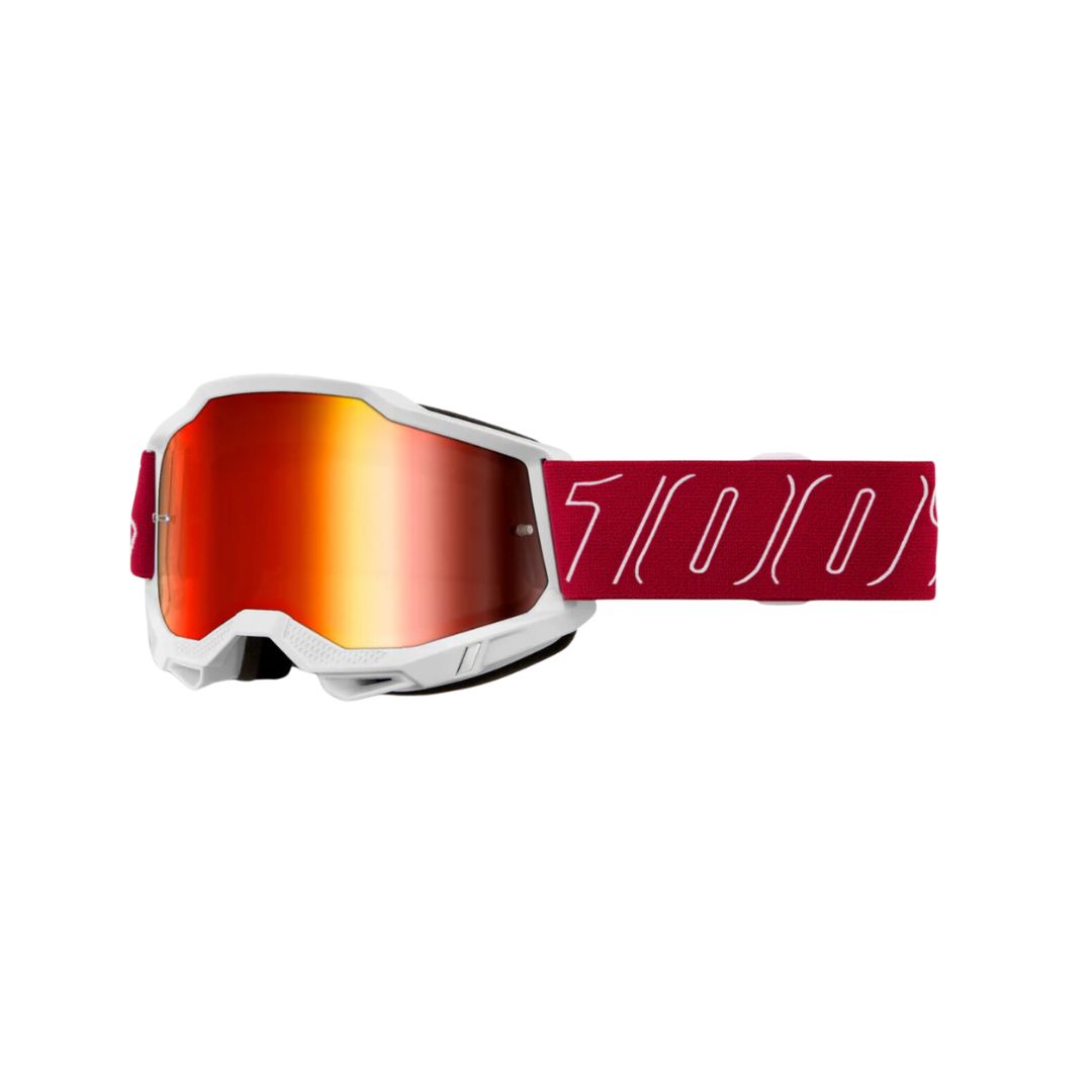 Goggle 100% Accuri 2 Redline Lente Rojo Espejo