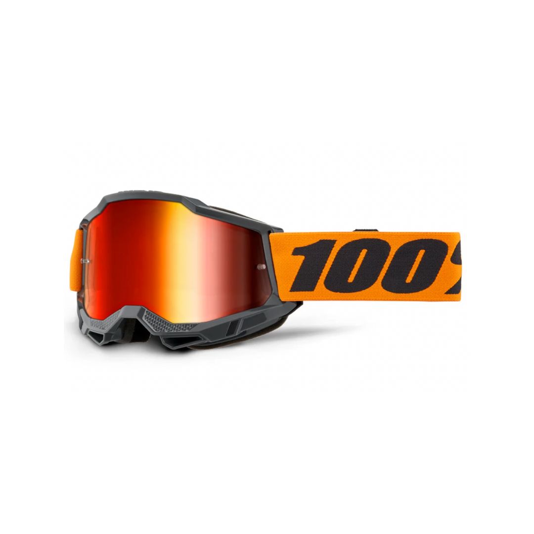 Goggle 100% Accuri 2 Naranja Lente Silver Espejo