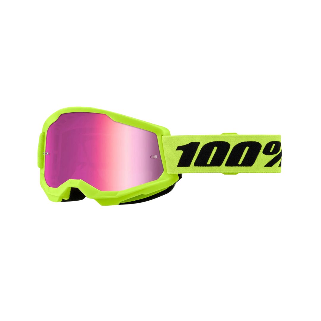 Goggle 100% Strata 2 Amarillo Neon