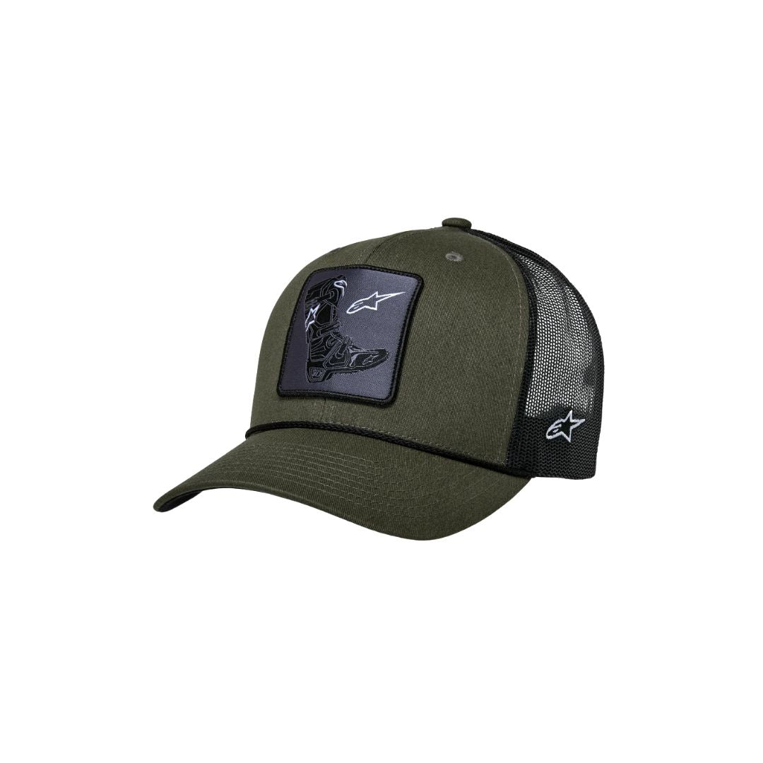 Gorra Alpinestars Trucker Booted Verde