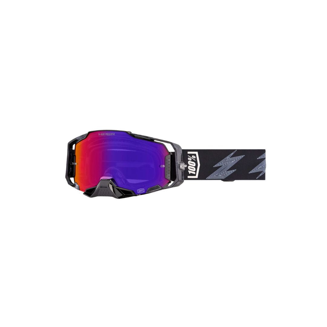 Goggle 100% Armega Crenshaw Lente Hiper Purpura Espejo