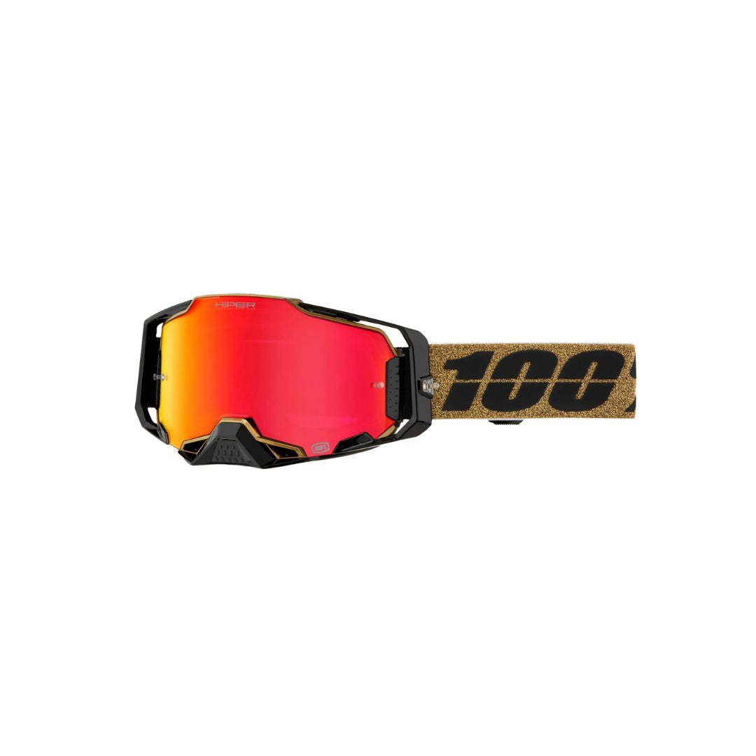 Goggle 100% Armega Glory Lente Hiper Rojo Espejo