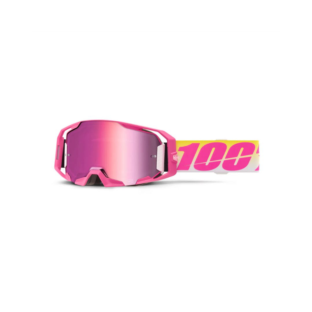 Goggle 100% Armatic Sellars Lente Rosa Espejo