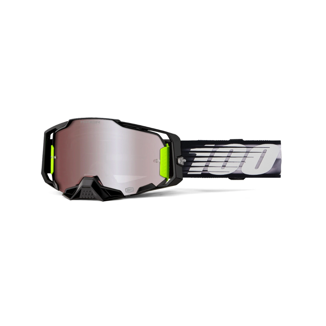 Goggle 100% Armega Lightspeed Lente Hiper Silver Espejo