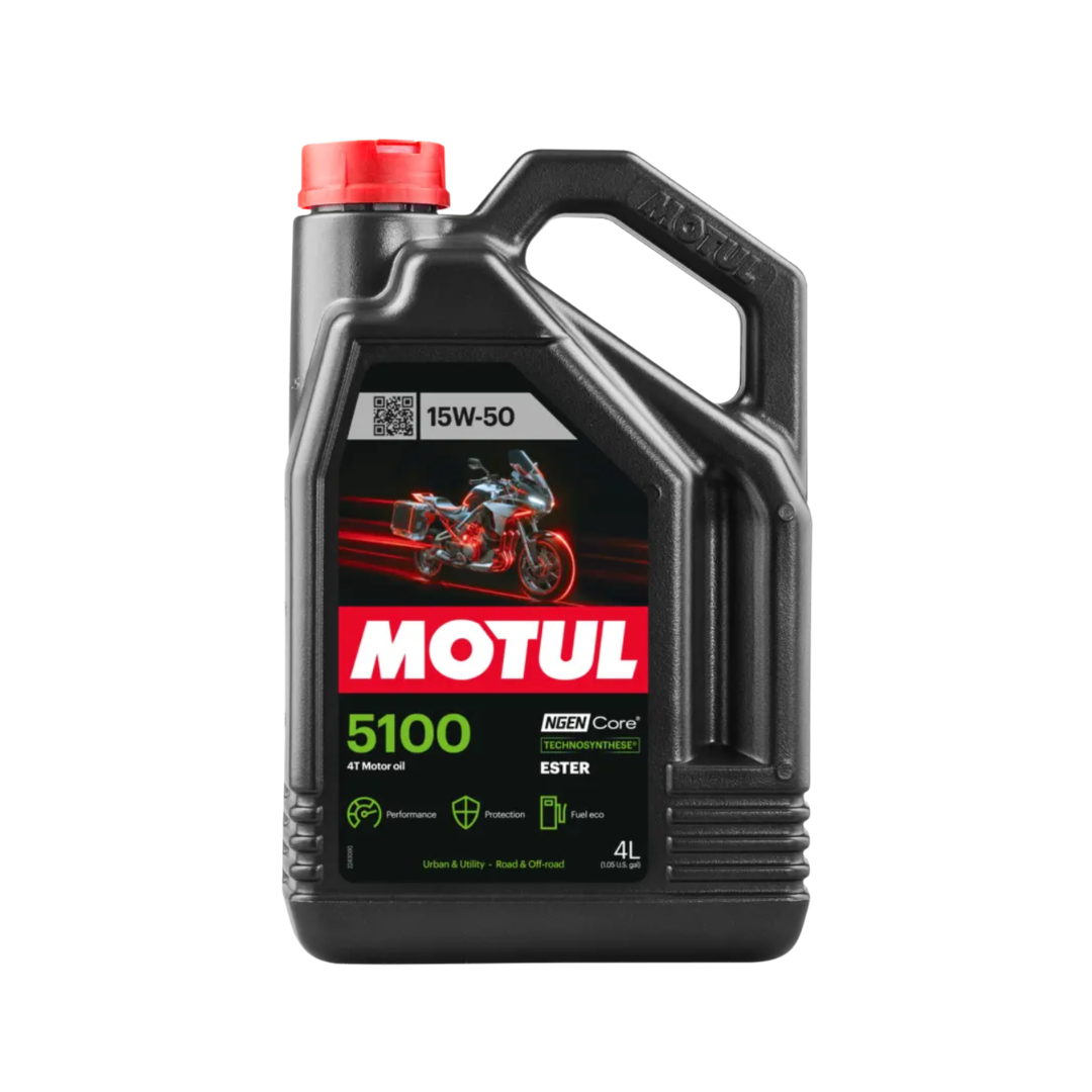 Aceite Motul 5100 4T 15W-50 4 Litros