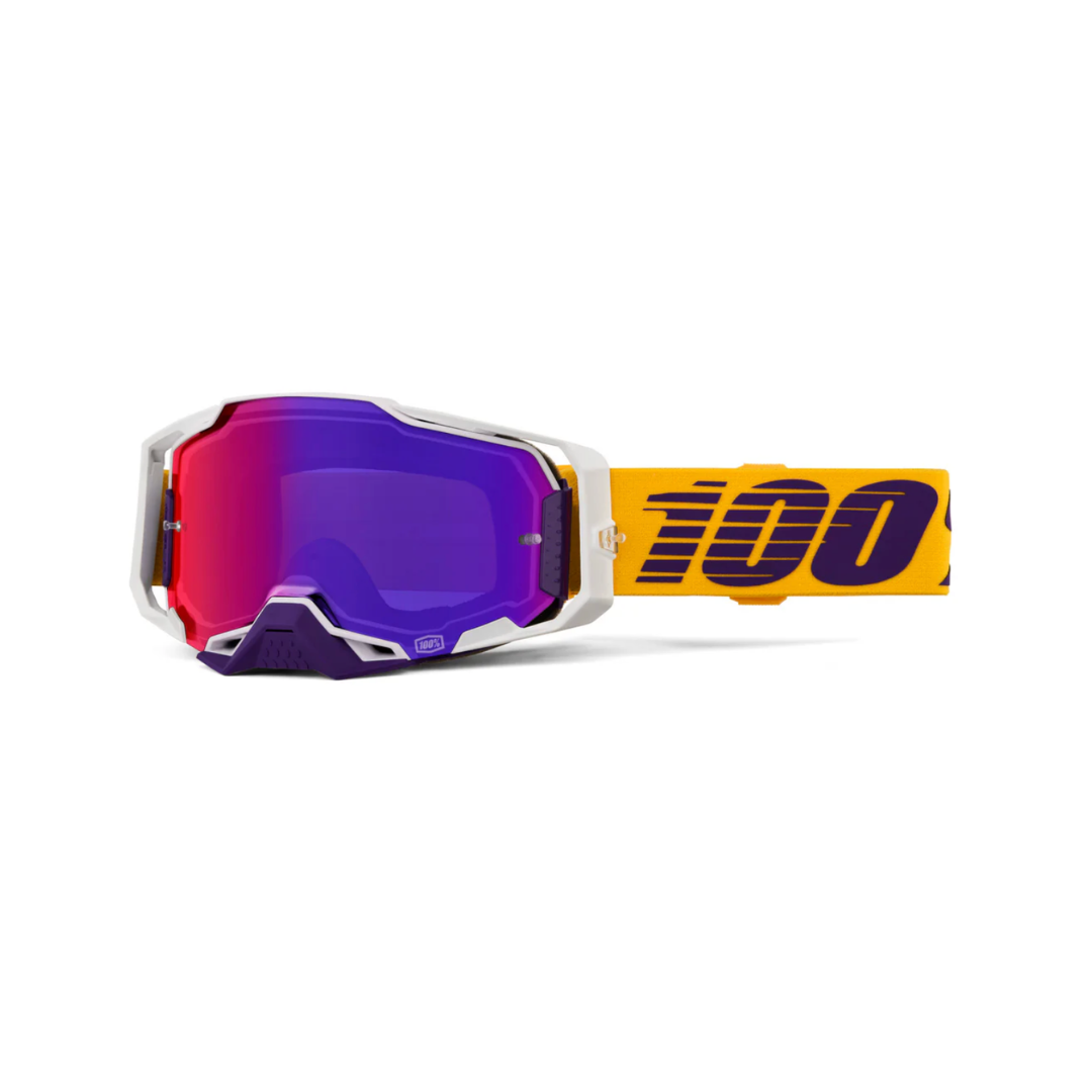 Goggle 100% Armega Difenbak Lente Purpura Espejo